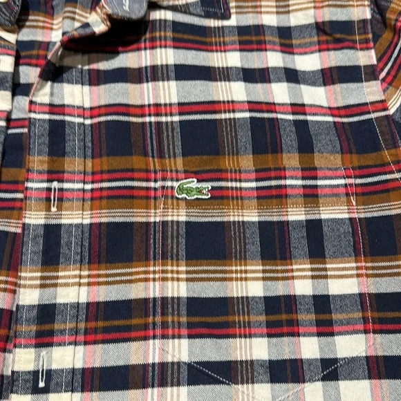 Lacoste button up long sleeve size 40 (M) - Picture 3 of 5